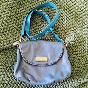 Marc Jacobs cross body bag blue - worn & loved
